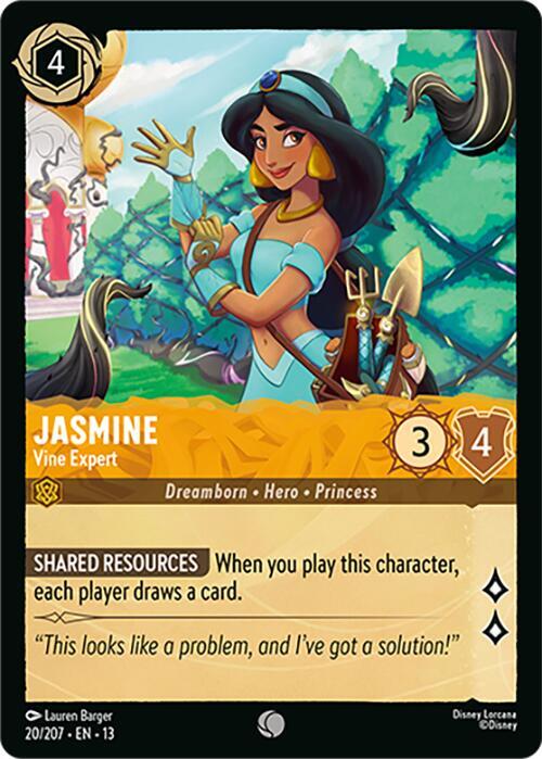 Jasmine - Vine Expert (Cold Foil) (Attack of the Vine!)(13-20/204)(C)