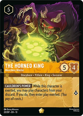 The Horned King - Merciless Master (Cold Foil) (Attack of the Vine!)(13-22/204)(L)