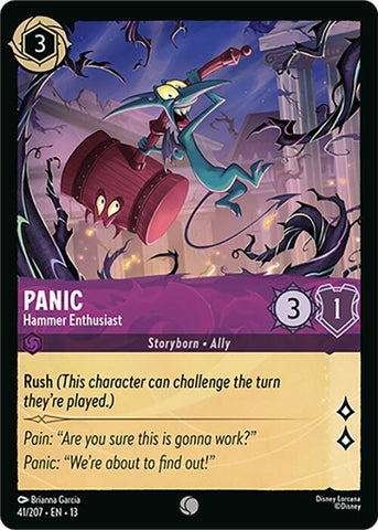 Panic - Hammer Enthusiast (Cold Foil) (Attack of the Vine!)(13-41/204)(C)