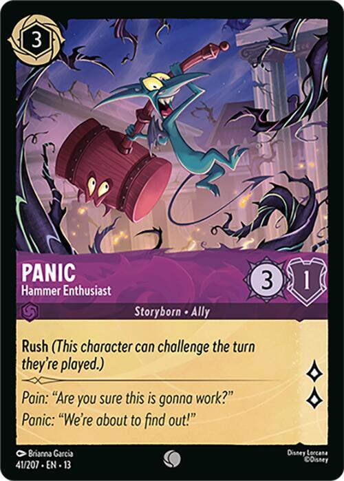Panic - Hammer Enthusiast (Attack of the Vine!)(13-41/204)(C)