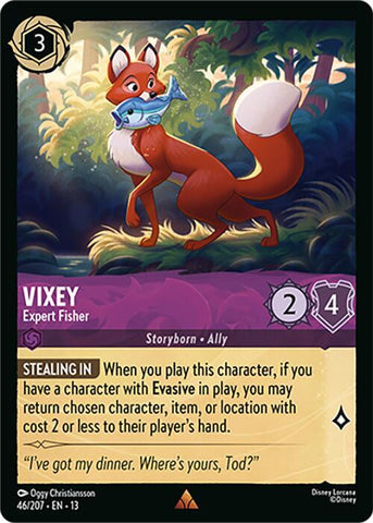 Vixey - Expert Fisher (Cold Foil) (Attack of the Vine!)(13-46/204)(R)