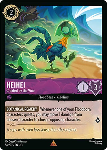 Heihei - Created by the Vine (Cold Foil) (Attack of the Vine!)(13-54/204)(R)