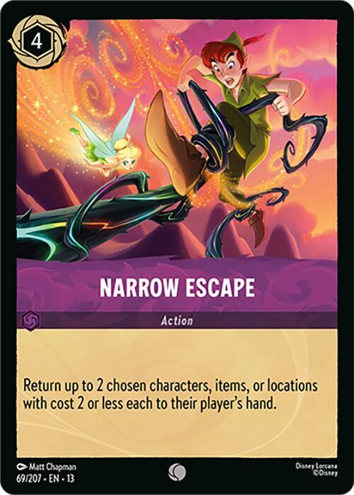 Narrow Escape (Cold Foil) (Attack of the Vine!)(13-69/204)(C)