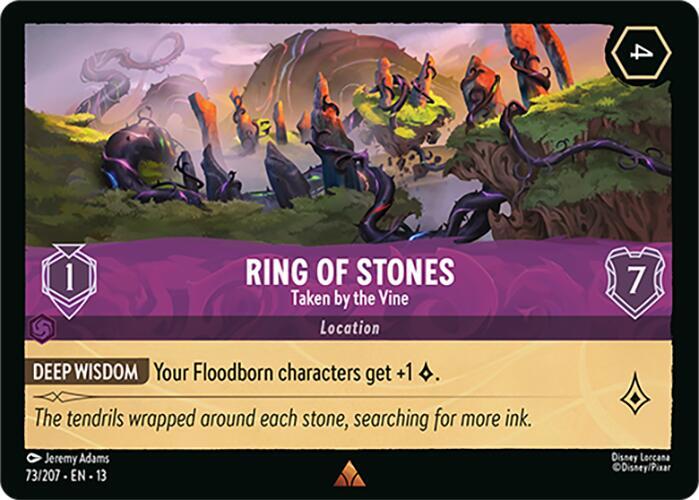 Ring of Stones - Taken by the Vine (Cold Foil) (Attack of the Vine!)(13-73/204)(R)