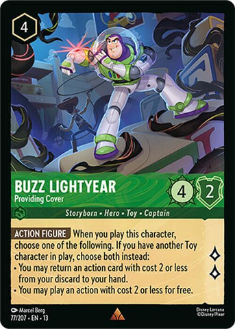 Buzz Lightyear - Providing Cover (Cold Foil) (Attack of the Vine!)(13-77/204)(R)