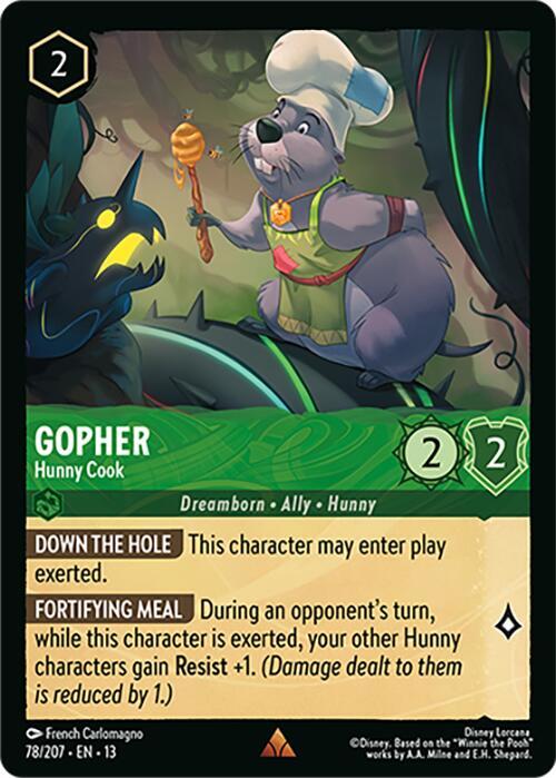 Gopher - Hunny Cook (Attack of the Vine!)(13-78/204)(R)