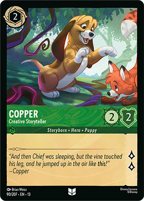 Copper - Creative Storyteller (Cold Foil) (Attack of the Vine!)(13-90/204)(UN)