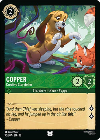 Copper - Creative Storyteller (Cold Foil) (Attack of the Vine!)(13-90/204)(UN)