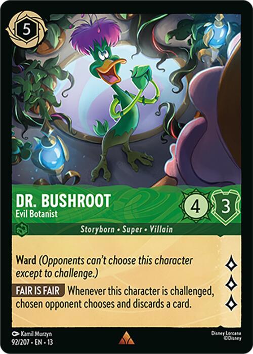 Dr. Bushroot - Evil Botanist (Attack of the Vine!)(13-92/204)(R)