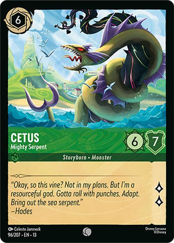 Cetus - Mighty Serpent (Cold Foil) (Attack of the Vine!)(13-96/204)(C)