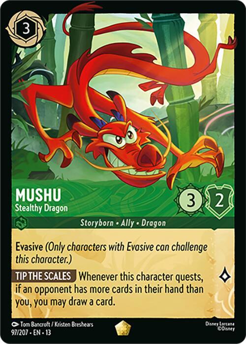 Mushu - Stealthy Dragon (Attack of the Vine!)(13-97/204)(L)