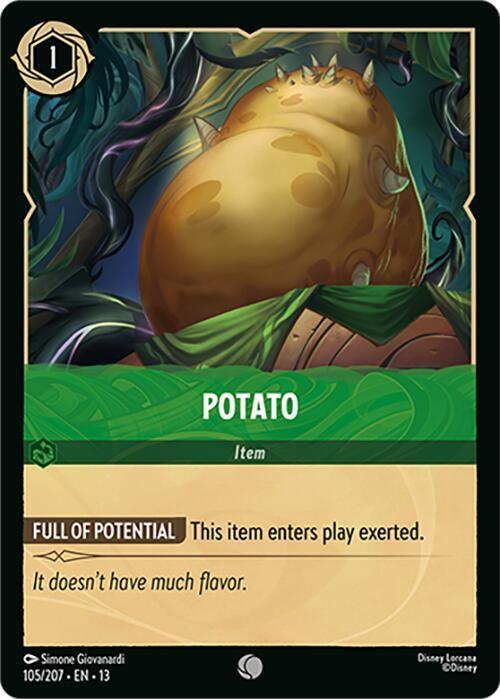 Potato (Cold Foil) (Attack of the Vine!)(13-105/204)(C)