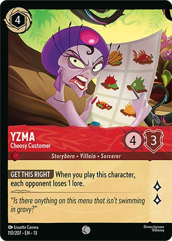 Yzma - Choosy Customer (Foil) (Cold Foil) (Attack of the Vine!)(13-110/204)(C)