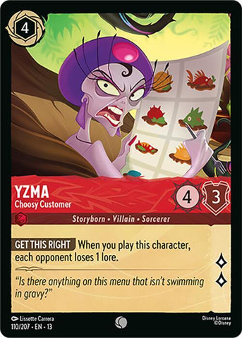 Yzma - Choosy Customer (Attack of the Vine!)(13-110/204)(C)