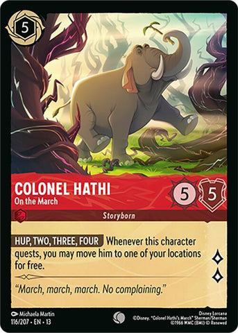 Colonel Hathi - On the March (Attack of the Vine!)(13-116/204)(C)