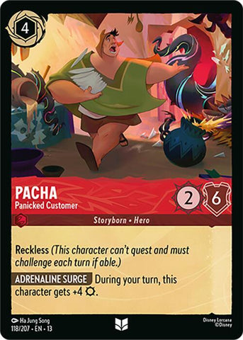 Pacha - Panicked Customer (Attack of the Vine!)(13-118/204)(UN)