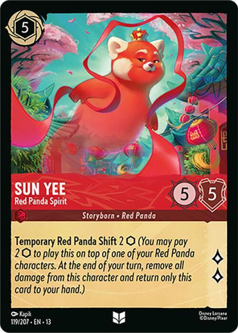 Sun Yee - Red Panda Spirit (Attack of the Vine!)(13-119/204)(UN)