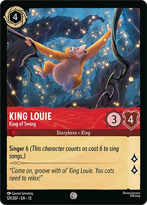 King Louie - King of Swing (Cold Foil) (Attack of the Vine!)(13-121/204)(C)