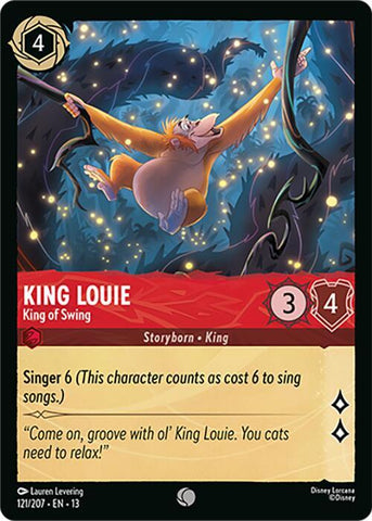 King Louie - King of Swing (Cold Foil) (Attack of the Vine!)(13-121/204)(C)
