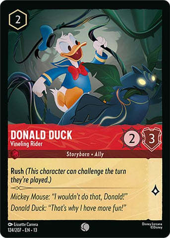 Donald Duck - Vineling Rider (Cold Foil) (Attack of the Vine!)(13-124/204)(C)