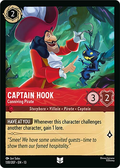 Captain Hook - Conniving Pirate (Attack of the Vine!)(13-130/204)(UN)