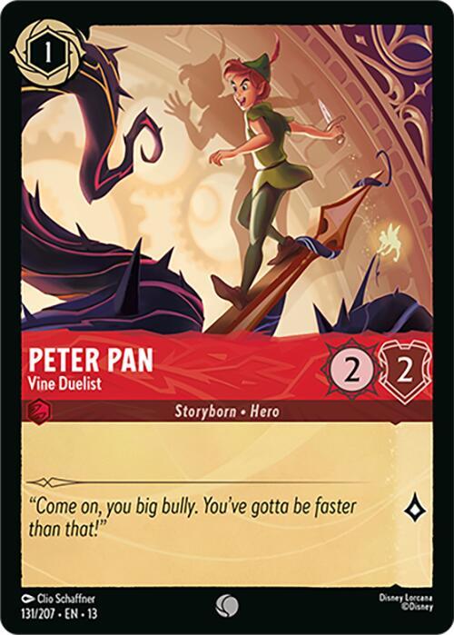 Peter Pan - Vine Duelist (Cold Foil) (Attack of the Vine!)(13-131/204)(C)
