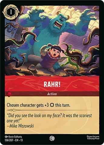 RAHR! (Cold Foil) (Attack of the Vine!)(13-136/204)(C)