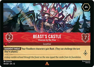 Beast's Castle - Overrun by the Vine (Cold Foil) (Attack of the Vine!)(13-141/204)(R)