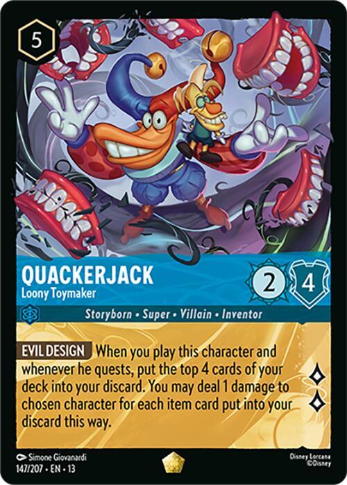 Quackerjack - Loony Toymaker (Cold Foil) (Attack of the Vine!)(13-147/204)(L)