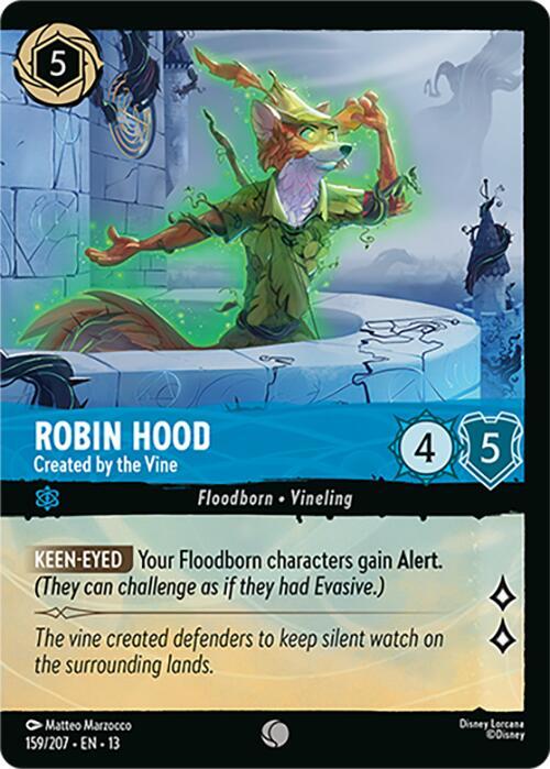 Robin Hood - Created by the Vine (Foil) (Cold Foil) (Attack of the Vine!)(13-159/204)(C)
