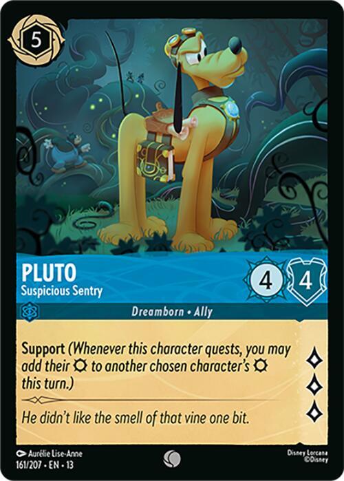 Pluto - Suspicious Sentry (Cold Foil) (Attack of the Vine!)(13-161/204)(C)