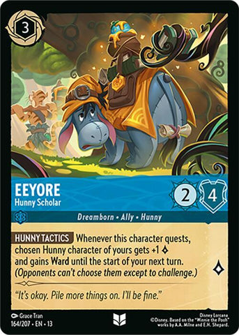 Eeyore - Hunny Scholar (Attack of the Vine!)(13-164/204)(UN)