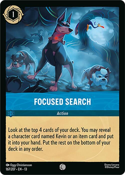 Focused Search (Cold Foil) (Attack of the Vine!)(13-167/204)(C)