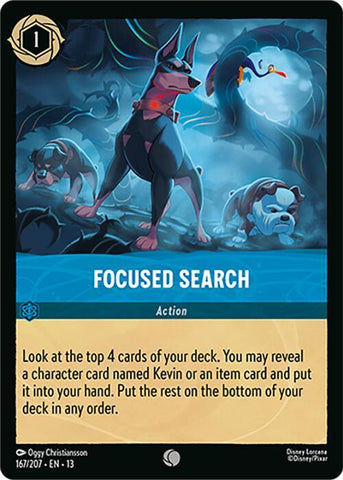 Focused Search (Cold Foil) (Attack of the Vine!)(13-167/204)(C)