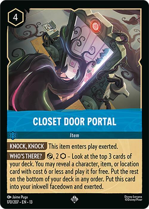Closet Door Portal (Cold Foil) (Attack of the Vine!)(13-170/204)(SR)
