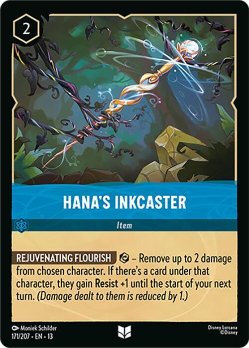 Hana's Inkcaster (Cold Foil) (Attack of the Vine!)(13-171/204)(UN)