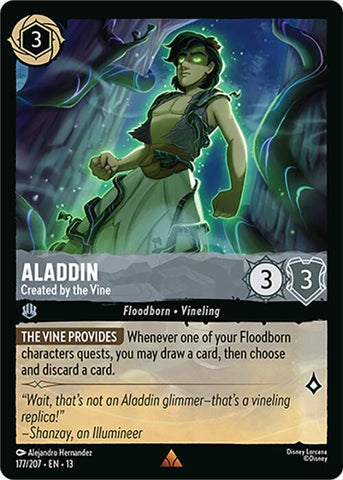 Aladdin - Created by the Vine (Attack of the Vine!)(13-177/204)(R)
