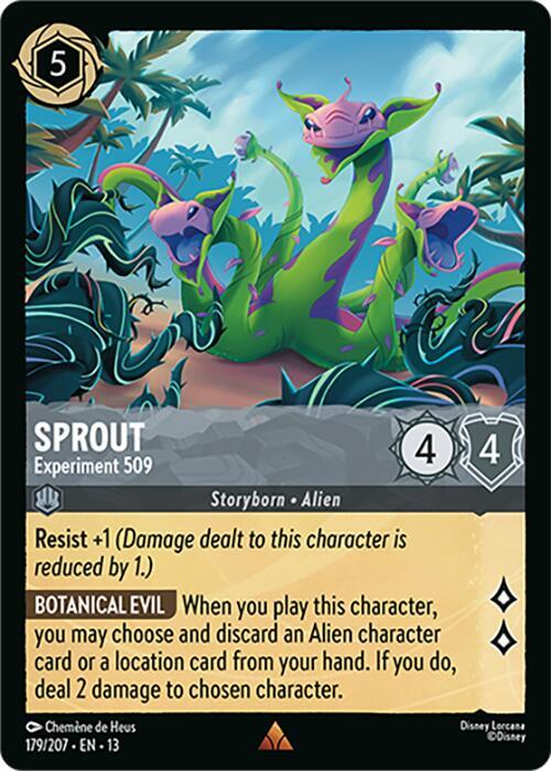 Sprout - Experiment 509 (Cold Foil) (Attack of the Vine!)(13-179/204)(R)