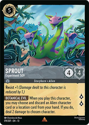 Sprout - Experiment 509 (Cold Foil) (Attack of the Vine!)(13-179/204)(R)
