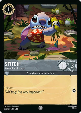 Stitch - Protector of Frogs (Attack of the Vine!)(13-180/204)(C)
