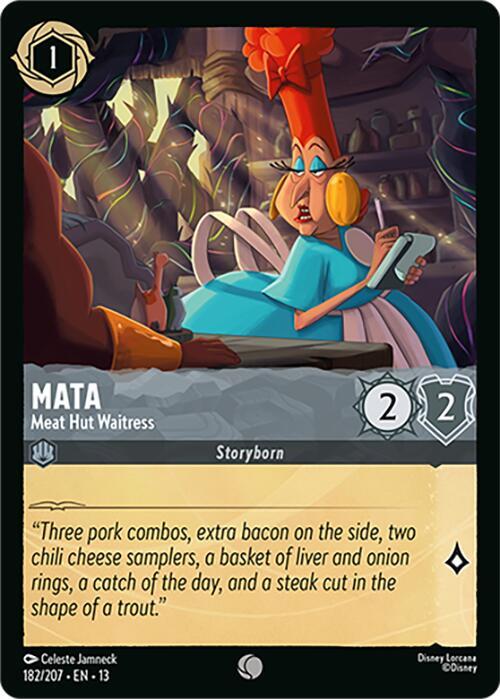 Mata - Meat Hut Waitress (Attack of the Vine!)(13-182/204)(C)