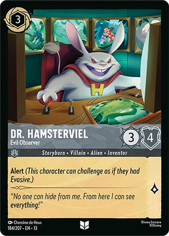 Dr. Hamsterviel - Evil Observer (Cold Foil) (Attack of the Vine!)(13-184/204)(UN)