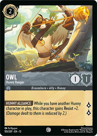 Owl - Hunny Ranger (Cold Foil) (Attack of the Vine!)(13-185/204)(C)