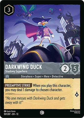 Darkwing Duck - Shadowy Superhero (Cold Foil) (Attack of the Vine!)(13-187/204)(C)