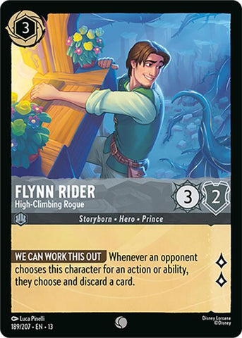 Flynn Rider - High-Climbing Rogue (Attack of the Vine!)(13-189/204)(C)