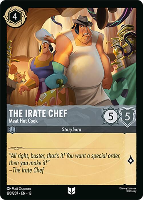 The Irate Chef - Meat Hut Cook (Cold Foil) (Attack of the Vine!)(13-190/204)(UN)