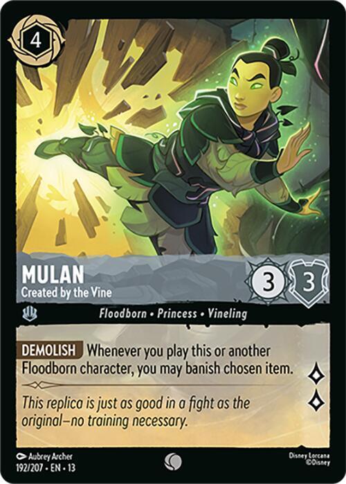 Mulan - Created by the Vine (Attack of the Vine!)(13-192/204)(C)