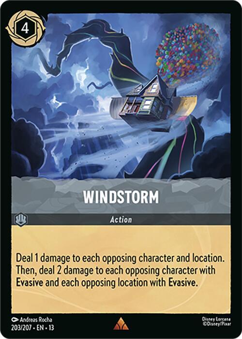 Windstorm (Cold Foil) (Attack of the Vine!)(13-203/204)(R)
