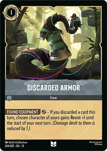 Discarded Armor (Cold Foil) (Attack of the Vine!)(13-204/204)(UN)