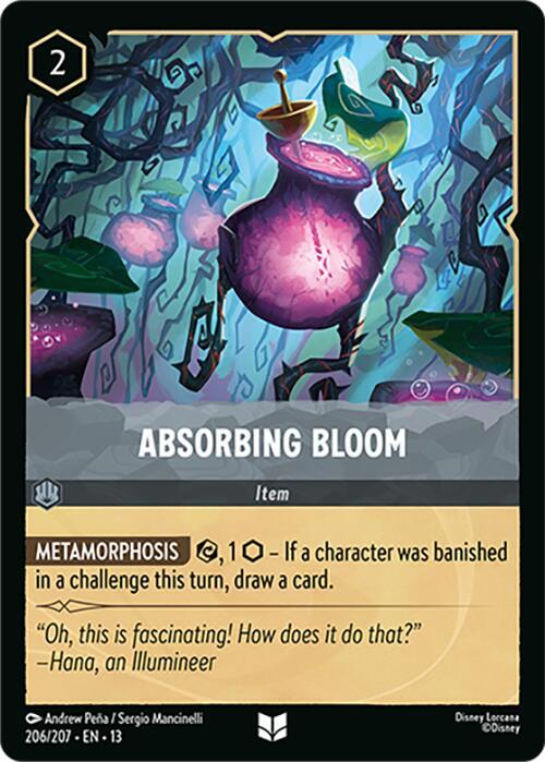 Absorbing Bloom (Cold Foil) (Attack of the Vine!)(13-206/204)(UN)